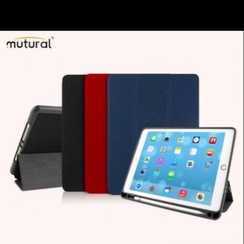 Bao da Mutural cho iPad mini 4/5/ Air/ Air2/ Air 3/air 4Pro 9.7/ Gen 6/ Gen 7/gen 8/ Pro 11 2018/2020 - Có khe để bút