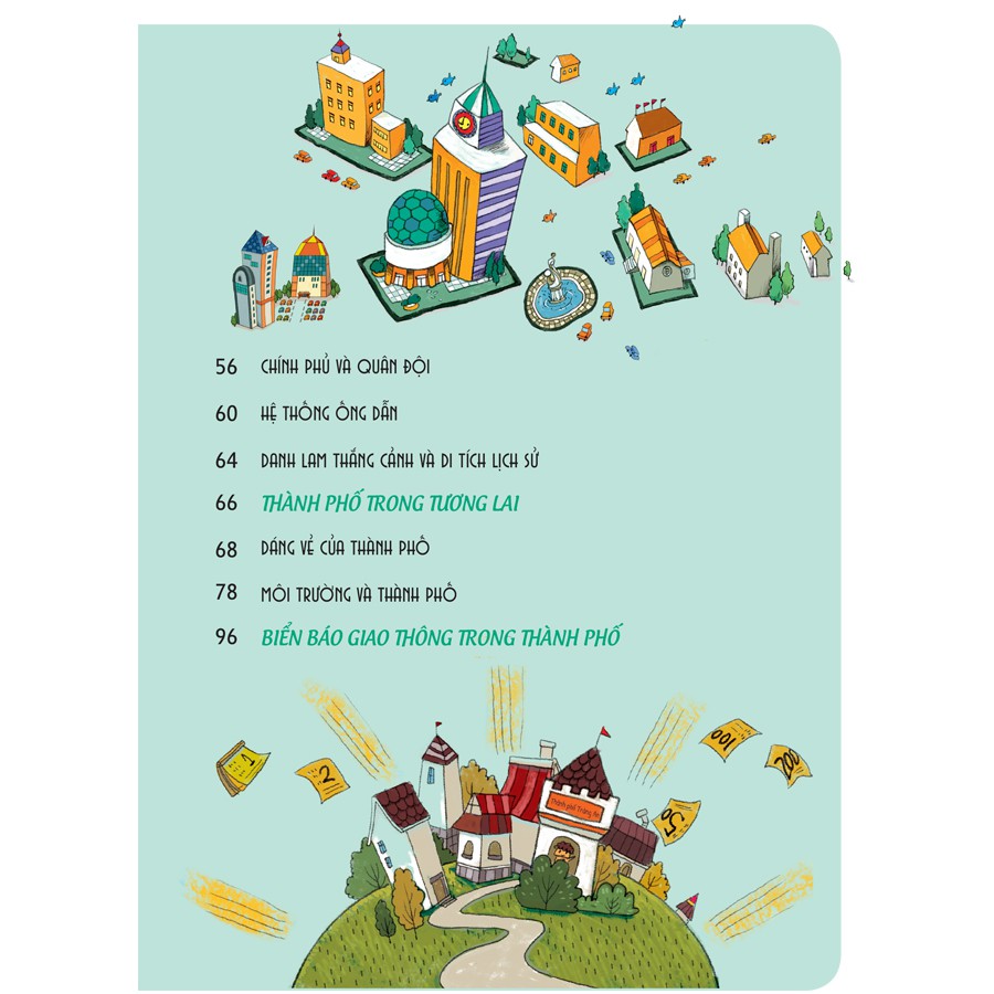 Sách: Phòng Nghiên Cứu Khoa Học Thú Vị - Thế Giới Tương Lai - Sự Phát Triển Và Tương Lai Của Đô Thị (TB)