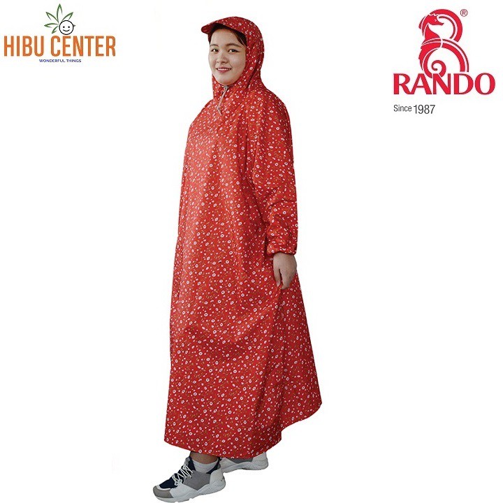 Áo Mưa RANDO Poncho Colosur | Tiện Dụng Đa Sắc Màu, Sành Điệu Dưới Phố | hibucenter