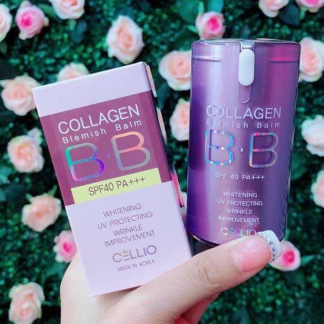 Kem nền BB cellio collagen
