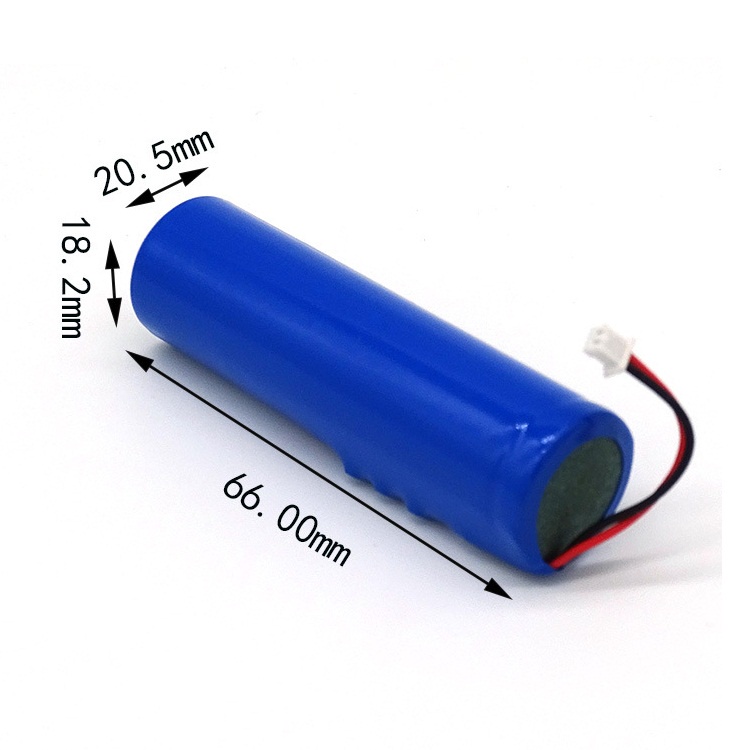 PIN 18650 3.7V 2000mAh, THÍCH HỢP CHO LOA BLUETOOTH, ĐÈN LED MẶT TRỜI, MICRO KARAOKE, CÓ JACK CẮM HEADER 2.0 TIỆN DỤNG