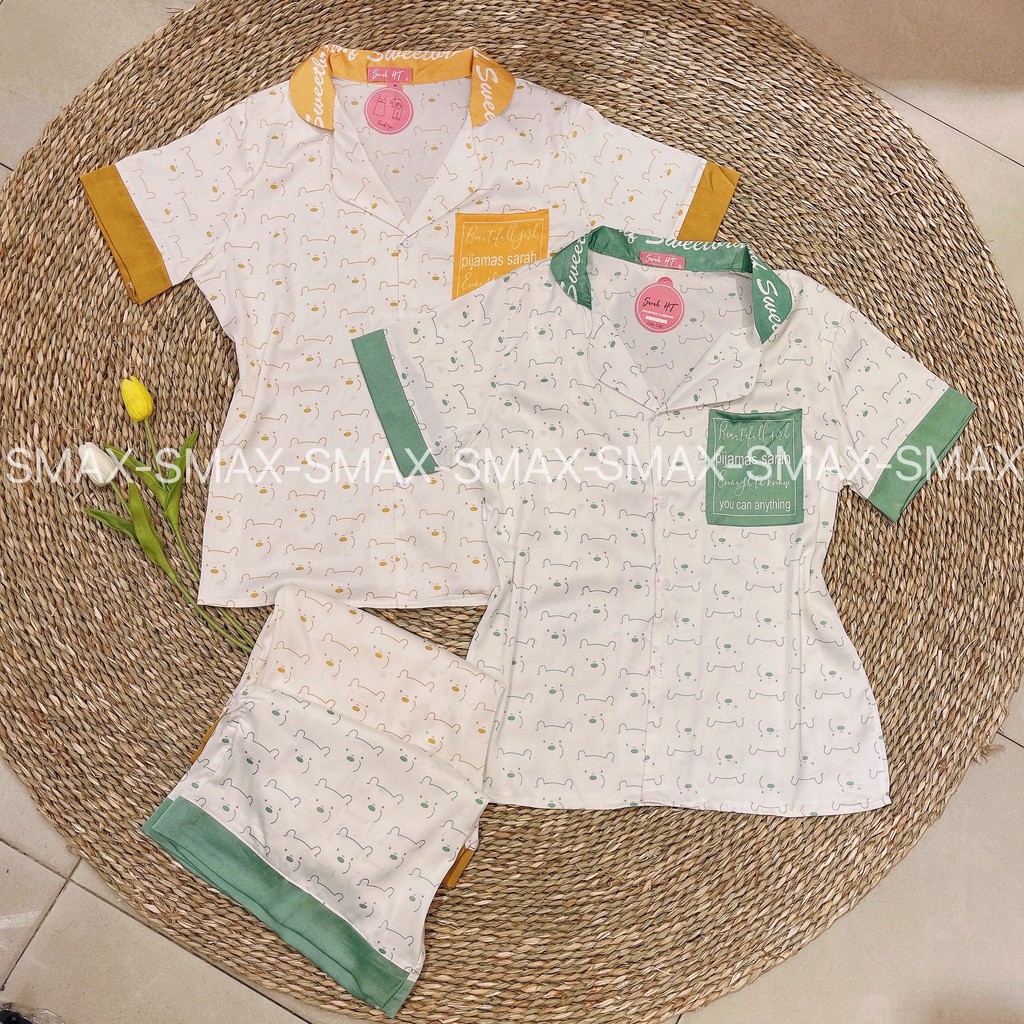 ĐỒ BỘ Pijama LỤA - BỘ LỤA HÌNH GẤU DỄ THƯƠNG GIÁ HẠT DẺ !!! | BigBuy360 - bigbuy360.vn