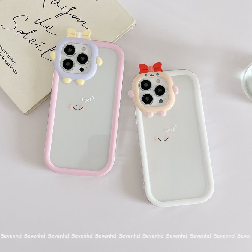 Ốp Điện Thoại Dẻo Họa Tiết Quái Vật Nhỏ Dễ Thương Cho iPhone 14 13 12 11 Pro Max Xs Max Xr X 7 8 6 6s Plus