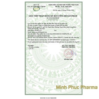 Men vi sinh 10 chủng BioAmicus Complete - Trẻ tiêu hóa khỏe, tăng đề kháng