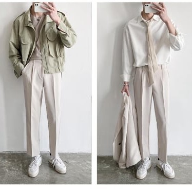 Quần baggy nam GMAN  phong cách Hàn Quốc, ống suông mặc co giãn, phù hợp đi học, dạo phố