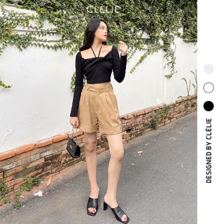 Áo croptop nữ tay dài | nene top - clélie