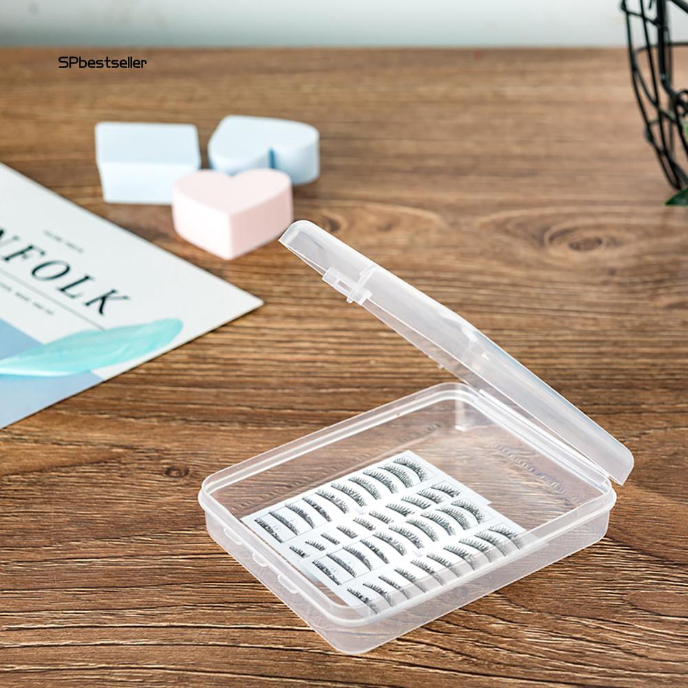 [Hàng mới về] Hộp đựng mút trang điểm bằng nhựa trong suốt kích thước 11.5x9x2.8cm đa năng tiện dụng