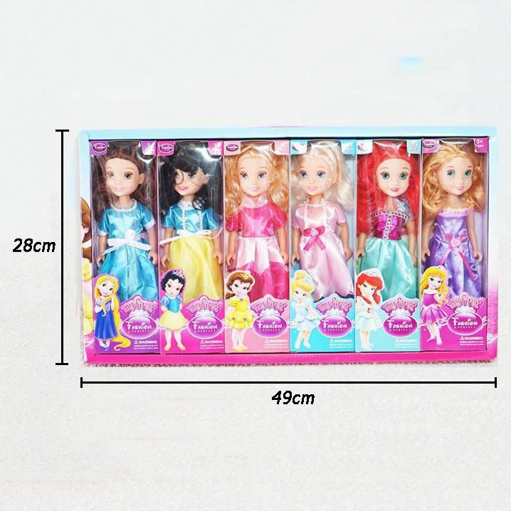 ĐỒ CHƠI HỘP 6 BÚP BÊ CÔNG CHÚA BARBIE  -  -HC Store 1