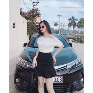 Áo thun lệch vai thời trang nữ