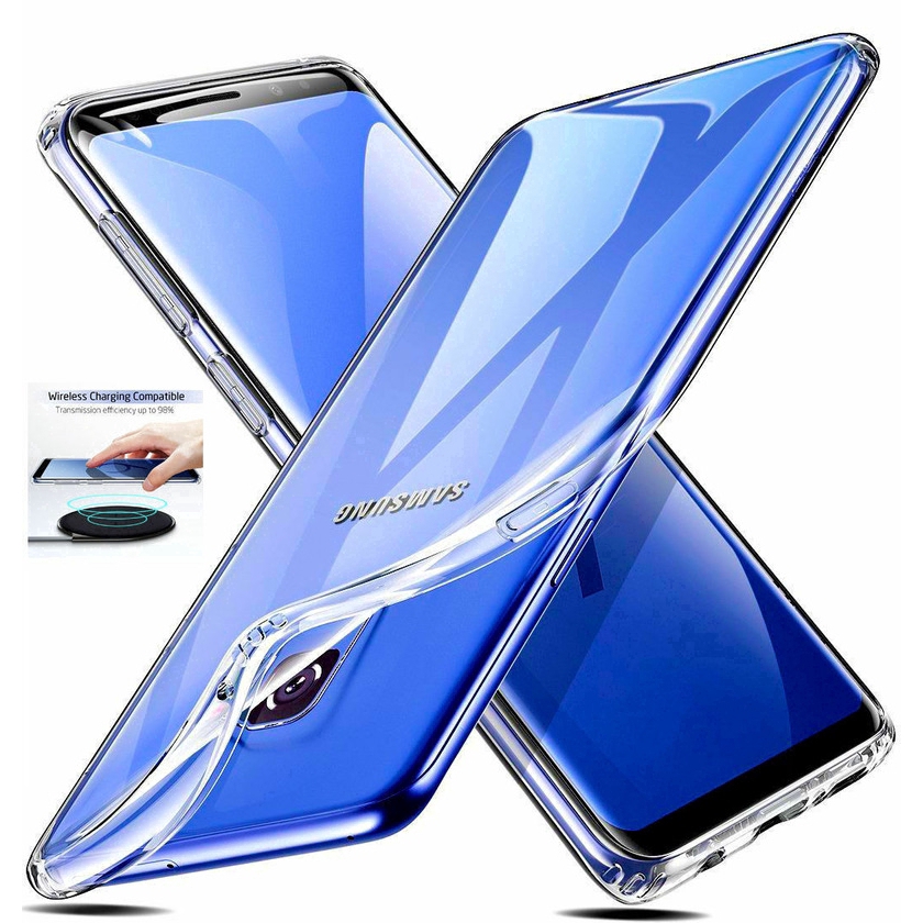 ♔P&M♚ For Samsung Galaxy S10E S6 S7 S8 S9 Plus, Galaxy Note 10 9 8 Thin Soft TPU Gel Silicone Clear Cover Case