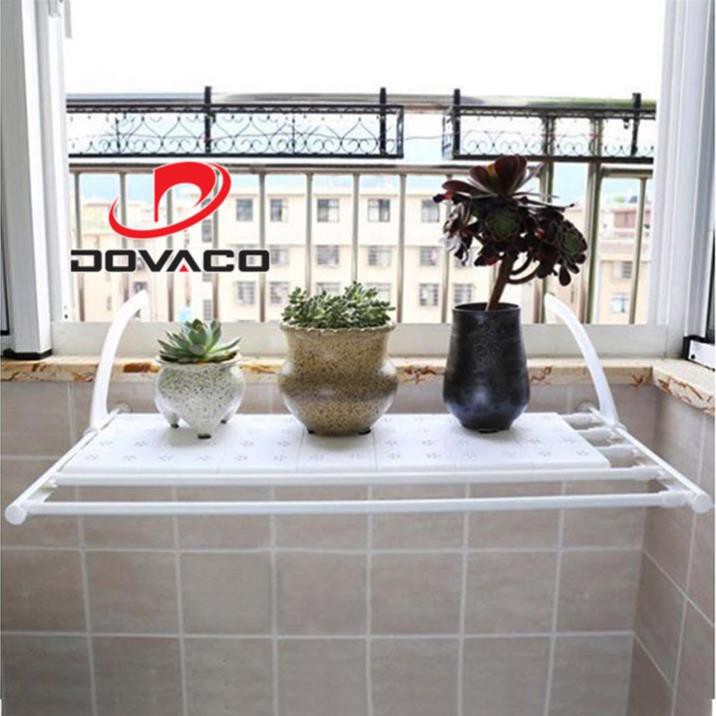 Kệ Treo Cửa Sổ, Kệ Treo Ban Công, Kệ Phơi Đa Năng Không Cần Khoan Bắt Vít- Full Size