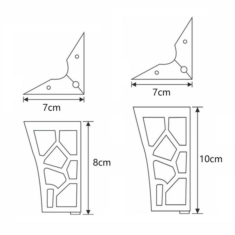 Chân Ghế Sofa 80 / 100mm Hiện Đại Kèm Ốc Vít Cho Nhà Bếp / Phòng Tắm