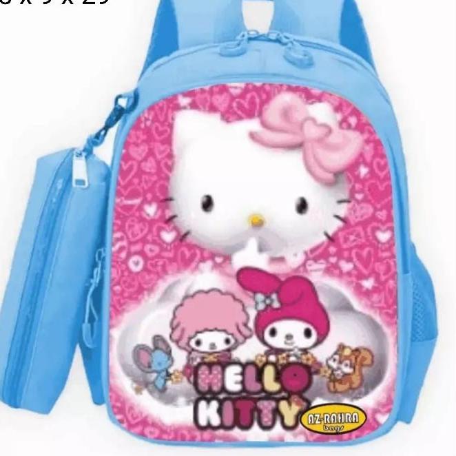 Giảm Giá!!! Ba Lô Đi Học 8.8 Họa Tiết Hello Kitty Dễ Thương Cho Bé Gái Mẫu Giáo 649