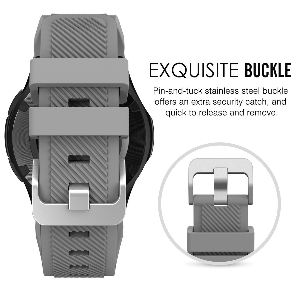 Set 6 dây đeo đồng hồ silicone mềm dành cho đồng hồ thông minh Huami Amazfit PACE Stratos 2 Ticwatch Pro