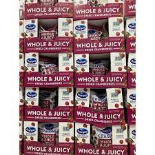 Nam Việt Quất Sấy Khô Patience Fruit & Co Organic Whole Cranberries