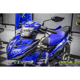 Tem Trùm Exciter 150 Tiger Xanh Đen