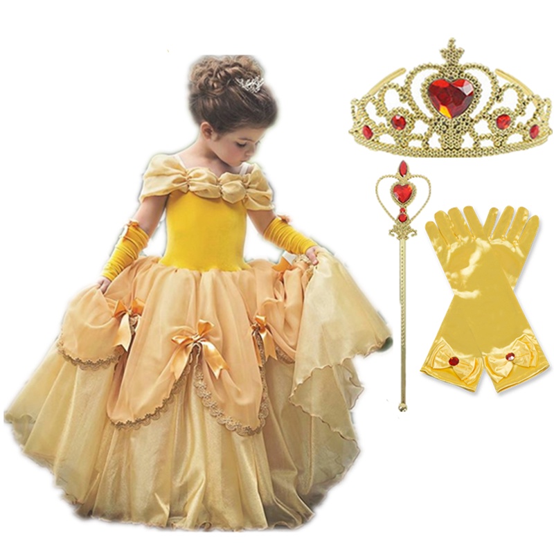 Đầm Hóa Trang Công Chúa Lễ Hội Halloween Cho Bé Gái