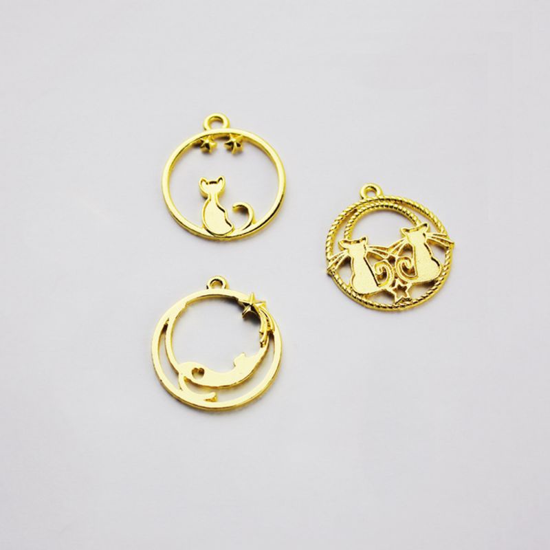 Set 7 Mặt Vòng cổ Hình Mèo Dễ Thương Cho Nữ