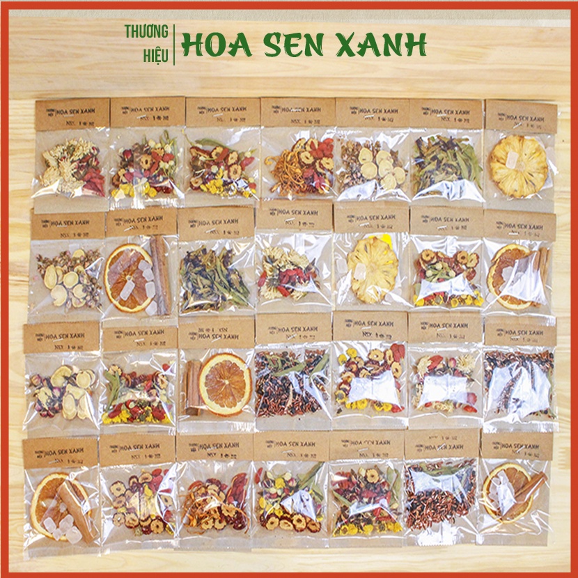Trà Hoa nhiều vị Dưỡng Nhan (Gồm: Hoa Cúc; Nụ Hoa Hồng; Kỷ Tử; Táo Đỏ, Cỏ ngọt, Hoa nhài)