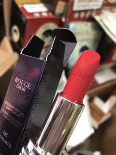 Son Dior Rouge màu 888 Đỏ Cam - Auth