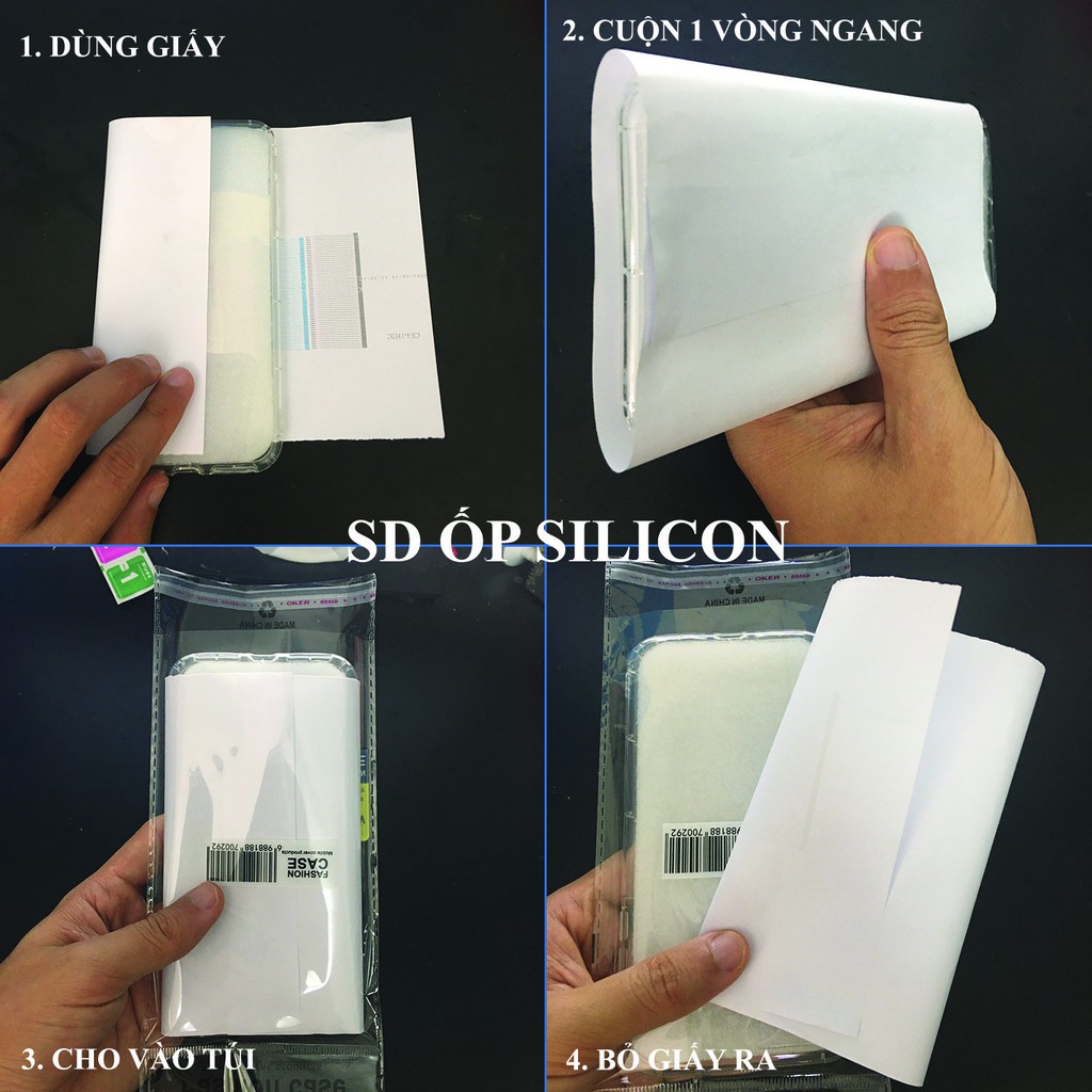 Combo 500 Túi đựng ốp điện thoại có lỗ treo túi nilon bóng case