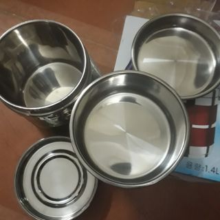 Cặp lồng inox giữ nhiệt cao cấp 1.4l màu