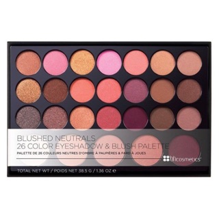 Bảng 26 màu mắt và má hồng Bh Cosmetics Blushed Neutrals