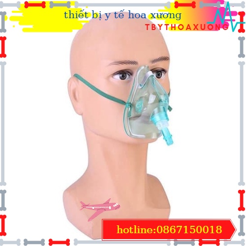 MẶT NẠ THỞ OXY KHÔNG CÓ TÚI, MASK THỞ OXY OXYGEN KHÔNG CÓ TÚI