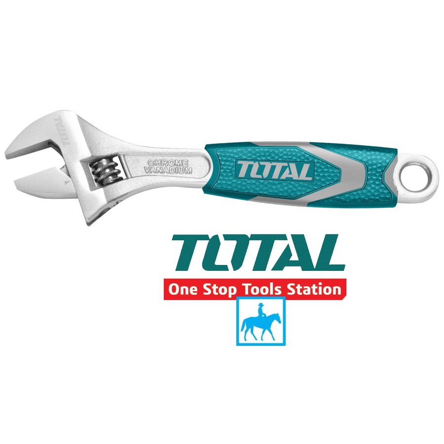 TOTAL Cờ lê Mỏ lết 10inch 250mm Độ mở 35mm CRV THT101106