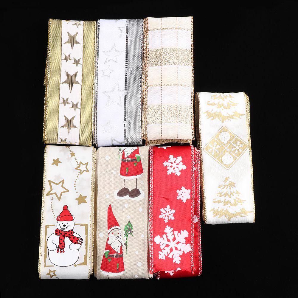 Cuộn Dây Ruy Băng Trang Trí Giáng Sinh 2Yard 40mm