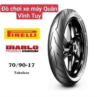 Lốp pirelly 70/90-17 rosso sport