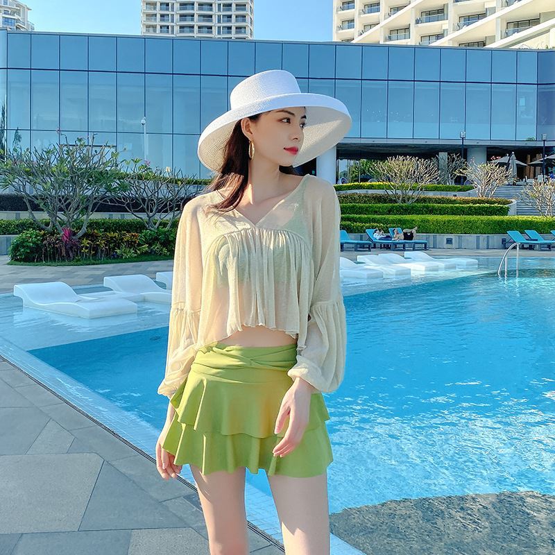 Set Đồ Tắm Phong Cách Hàn Quốc 2021 Cho Nữ | BigBuy360 - bigbuy360.vn