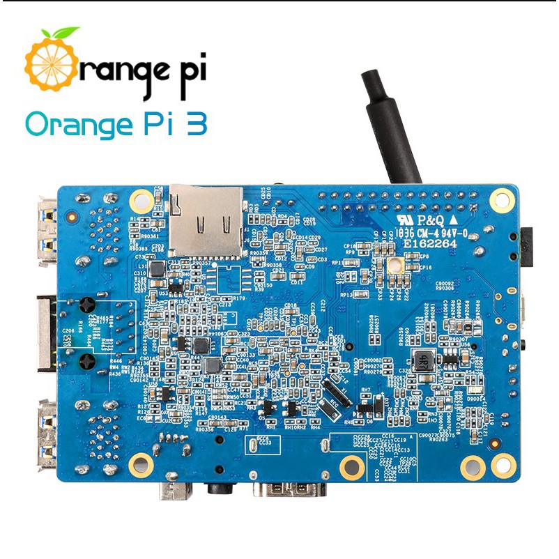 Orange Pi 3 chip H6 RAM 2GB 4 cổng USB 3.0 Wifi LAN Giga và PCIe