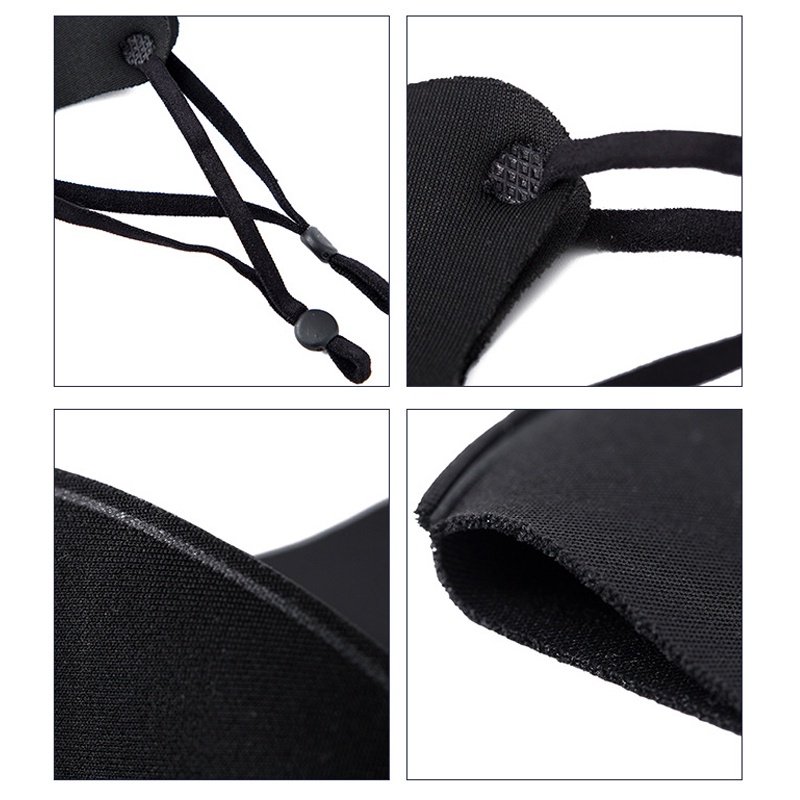 1 Set 5 Khẩu Trang Lụa Lạnh Chống Bụi Có Thể Giặt Lại 89L2