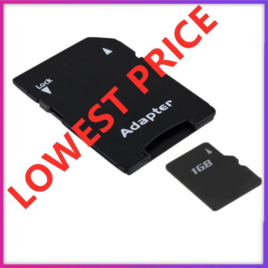 【giao hàng hôm nay>>>Black full size TF T-Flash Trans-flash Card to Memory Card Convert Adapter