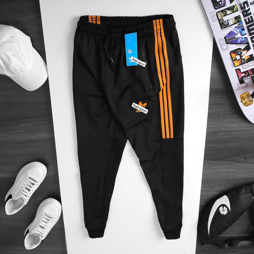 Quần dài Jogger nam 3 sọc thể thao chất thun lạnh 4 chiều JOG05 | BigBuy360 - bigbuy360.vn