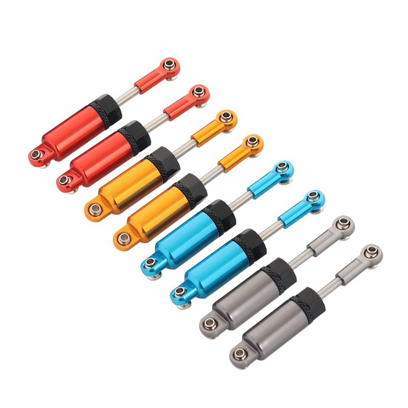 2/4 cái Bộ giảm xóc hợp kim cho WPL 1:16 Henglong C-14 C-24 Bán tải Bánh xích Xe tải RC Xe phụ tùng Nâng cấp Phụ tùng sửa đổi