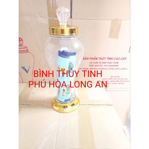 Bình thủy tinh cao cấp 2L Phú hòa -SX tại Đức hòa - Long an