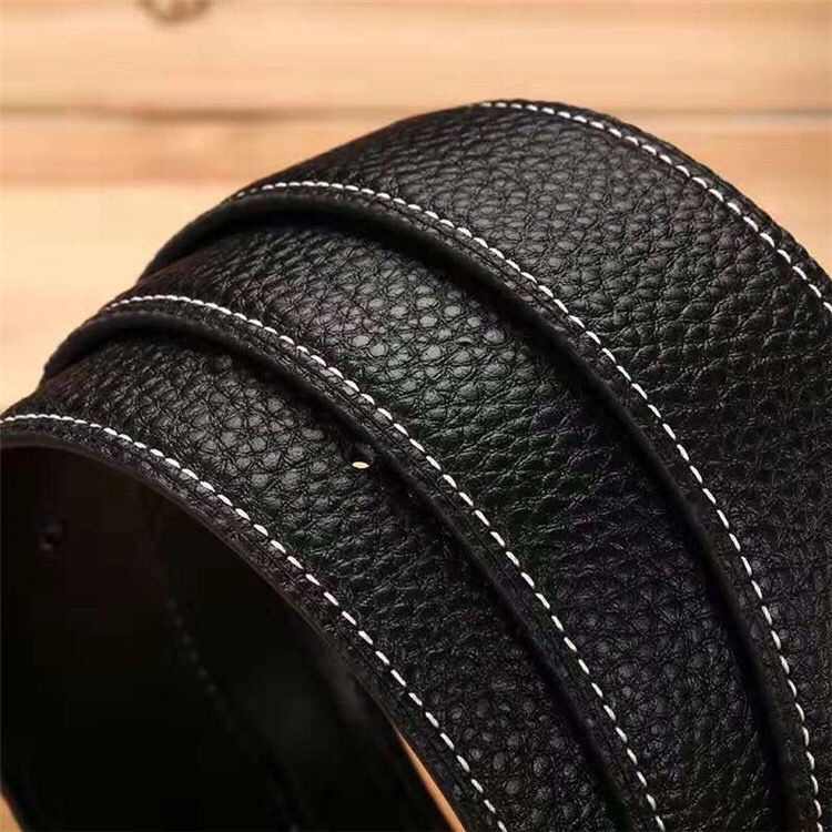 Thắt lưng da bò thật không đầu không khóa cài phong cách Hàn Quốc cho nam thanh niên và trung niên