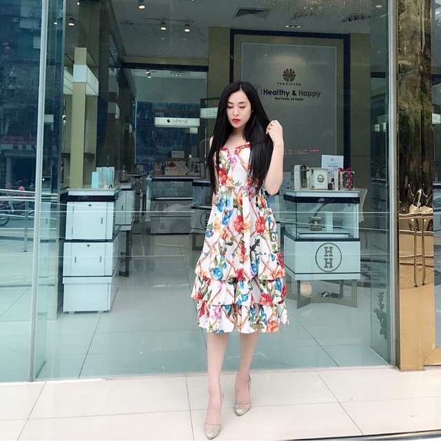 Đầm xoè tầng DG
