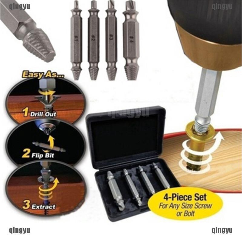 Bộ mũi khoan tách gỡ đinh vít kèm hộp đựng