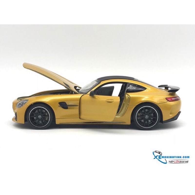 Xe Mô Hình Mercedes - AMG GT R 1:24 Welly ( Vàng )