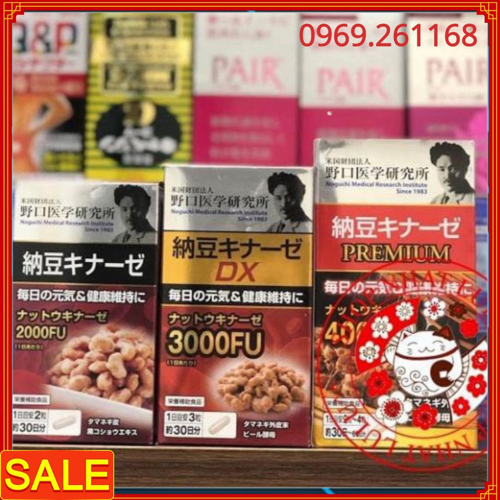 Viên uống Chống đột quỵ NOGUCHI NATTO KINASSE Nhật Bản