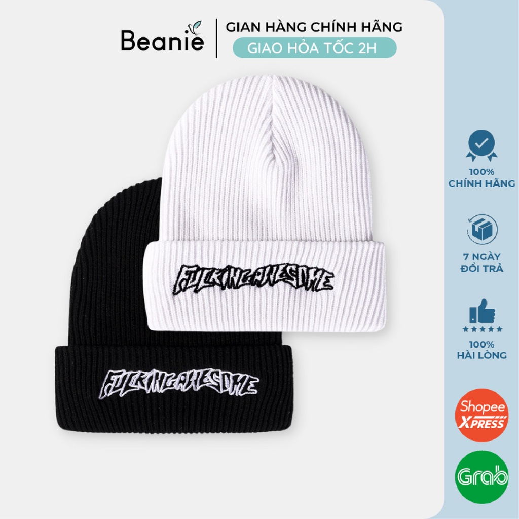 Mũ Len In Chữ Phong Cách Hip Hop Giới Trẻ Beanie, Nón Len Hàn Quốc Nam Nữ Đẹp Cao Cấp Mùa Đông B029