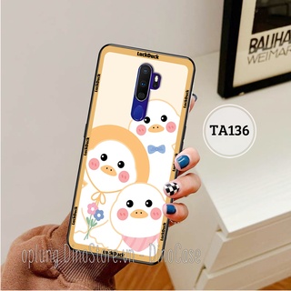 Ốp lưng Oppo Reno 2/Reno 2F/Reno 2Z in hình chú vịt vui vẻ may mắn, Lucky Duck dễ thương bảo vệ camera.