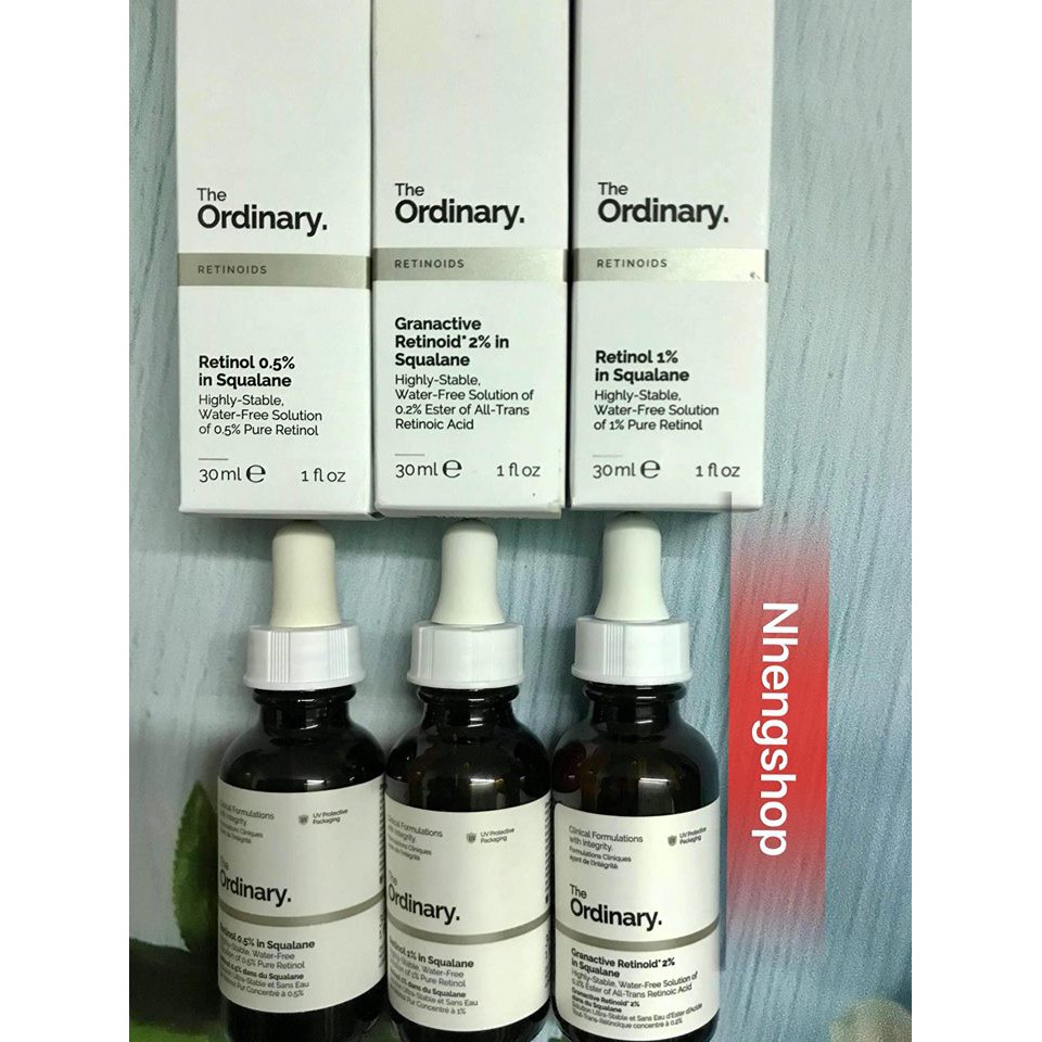 [Đủ bill] Tinh Chất chống lão hóa The Ordinary Retinol 0.5% / 1% / 2% /5%