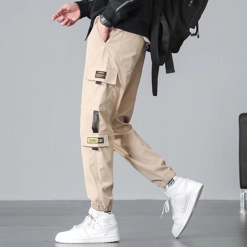 Quần ống rộng Phong Cách hip hop Hàn Quốc Cho Nam