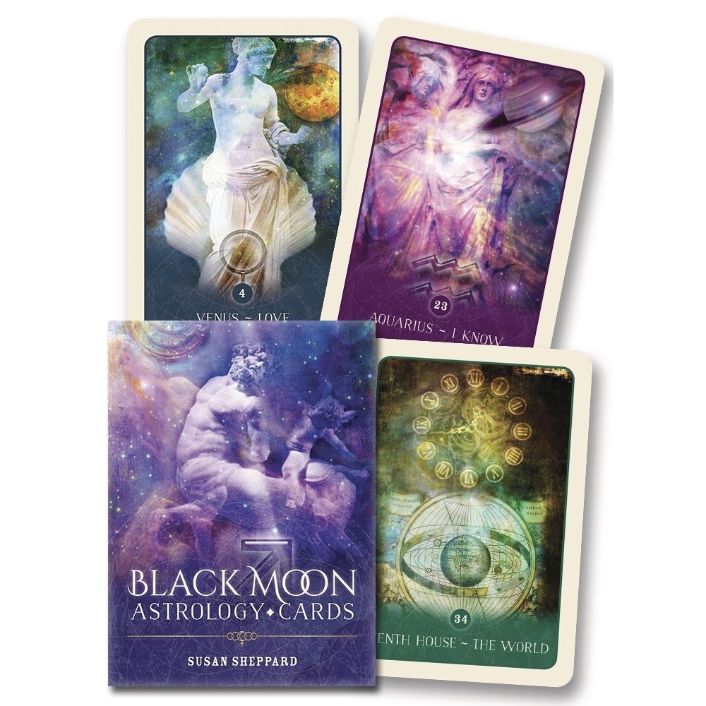 Bộ Bài Black Moon Astrology Cards (Mystic House Tarot Shop)