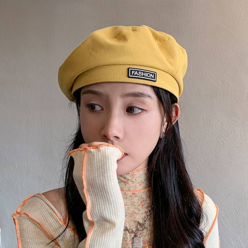 Mũ nồi len nữ Mũ Beret Phong Cách Retro Thời Trang Cho Nữ