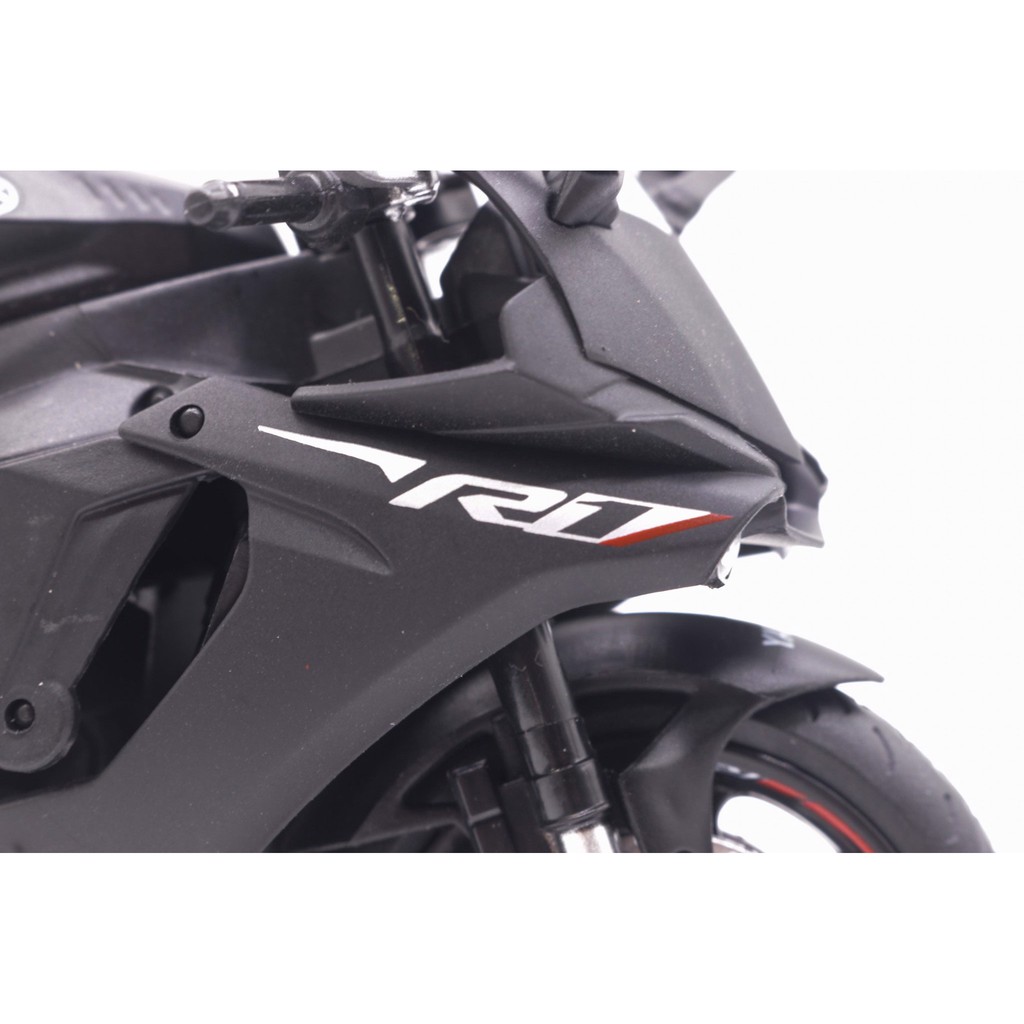 XE MÔ HÌNH MOTO Siêu xe YAMAHA YZF-R1 | MSZ tỷ lệ 1:12 màu Đen